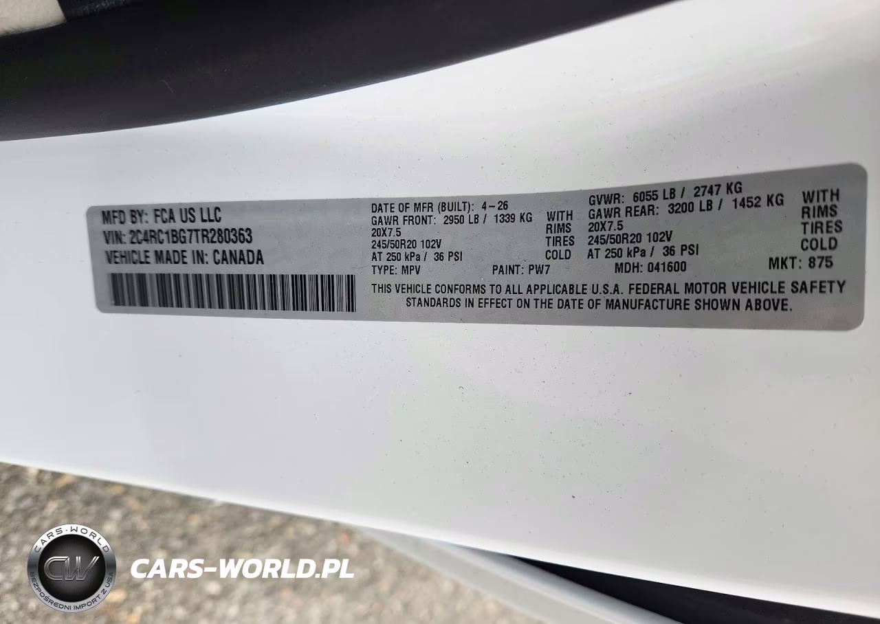 2026 Chrysler Pacifica Select VIN:2C4RC1BG7TR280363 - 13