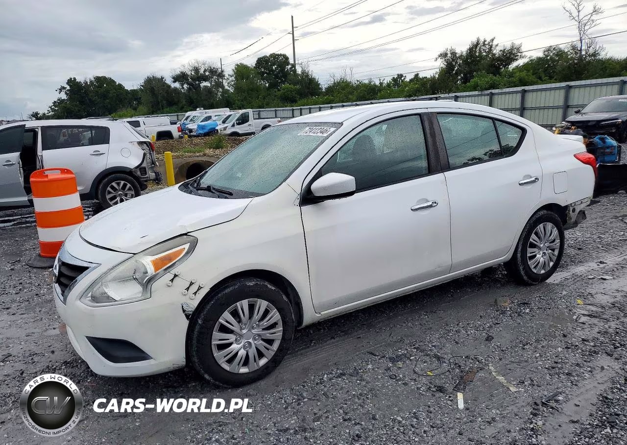 2018 Nissan Versa Sv VIN:3N1CN7AP1JL844168 - 1