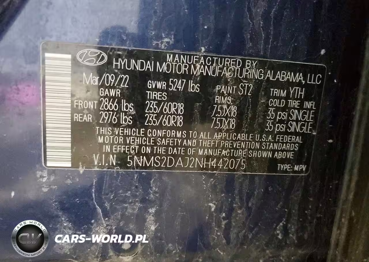 2022 Hyundai Santa Fe Sel VIN:5NMS2DAJ2NH442075 - 13
