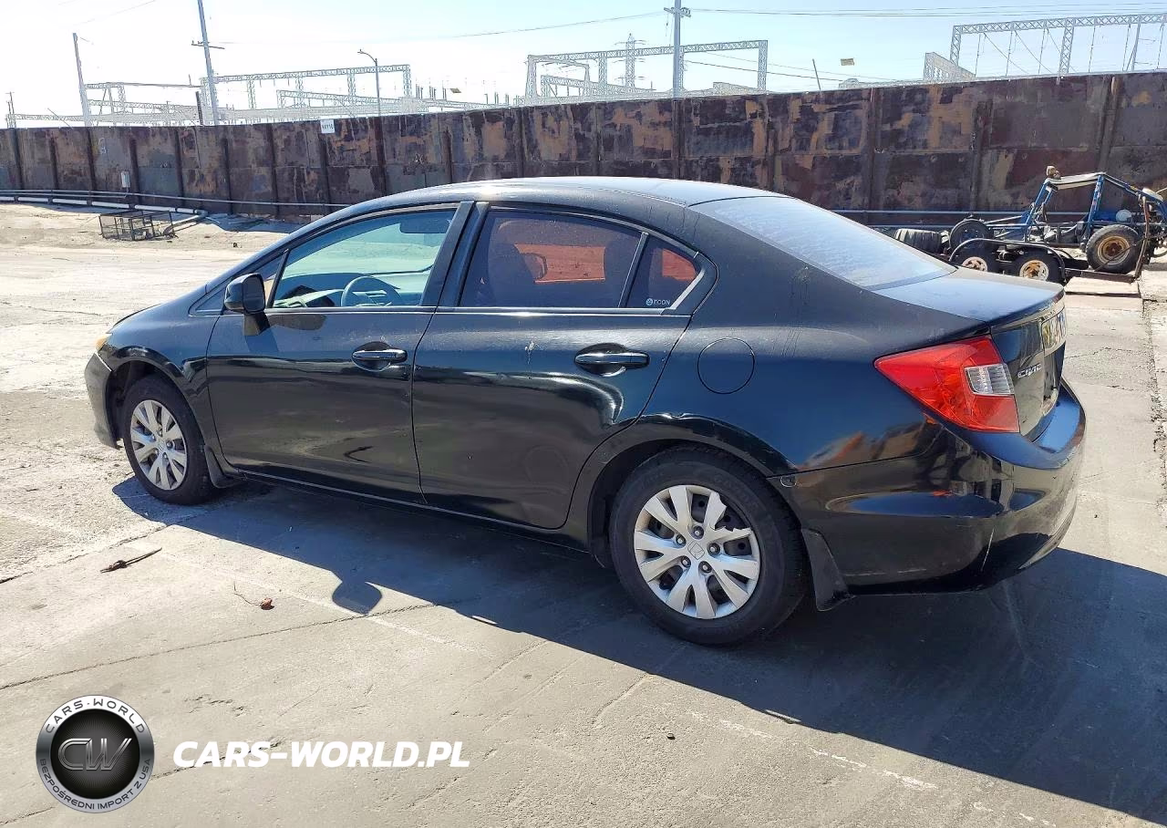 2012 Honda Civic Lx VIN:2HGFB2F59CH568414 - 2
