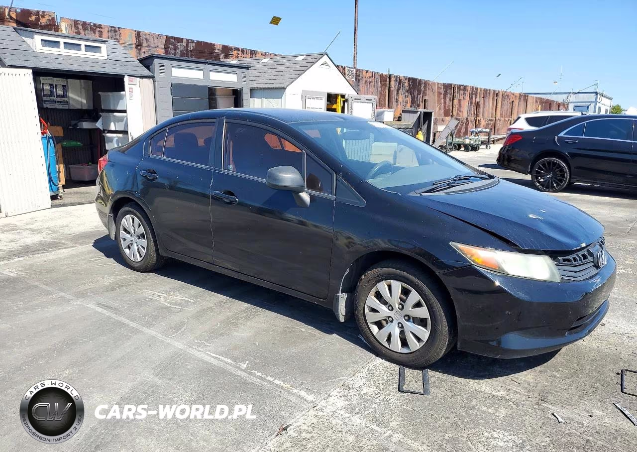 2012 Honda Civic Lx VIN:2HGFB2F59CH568414 - 4