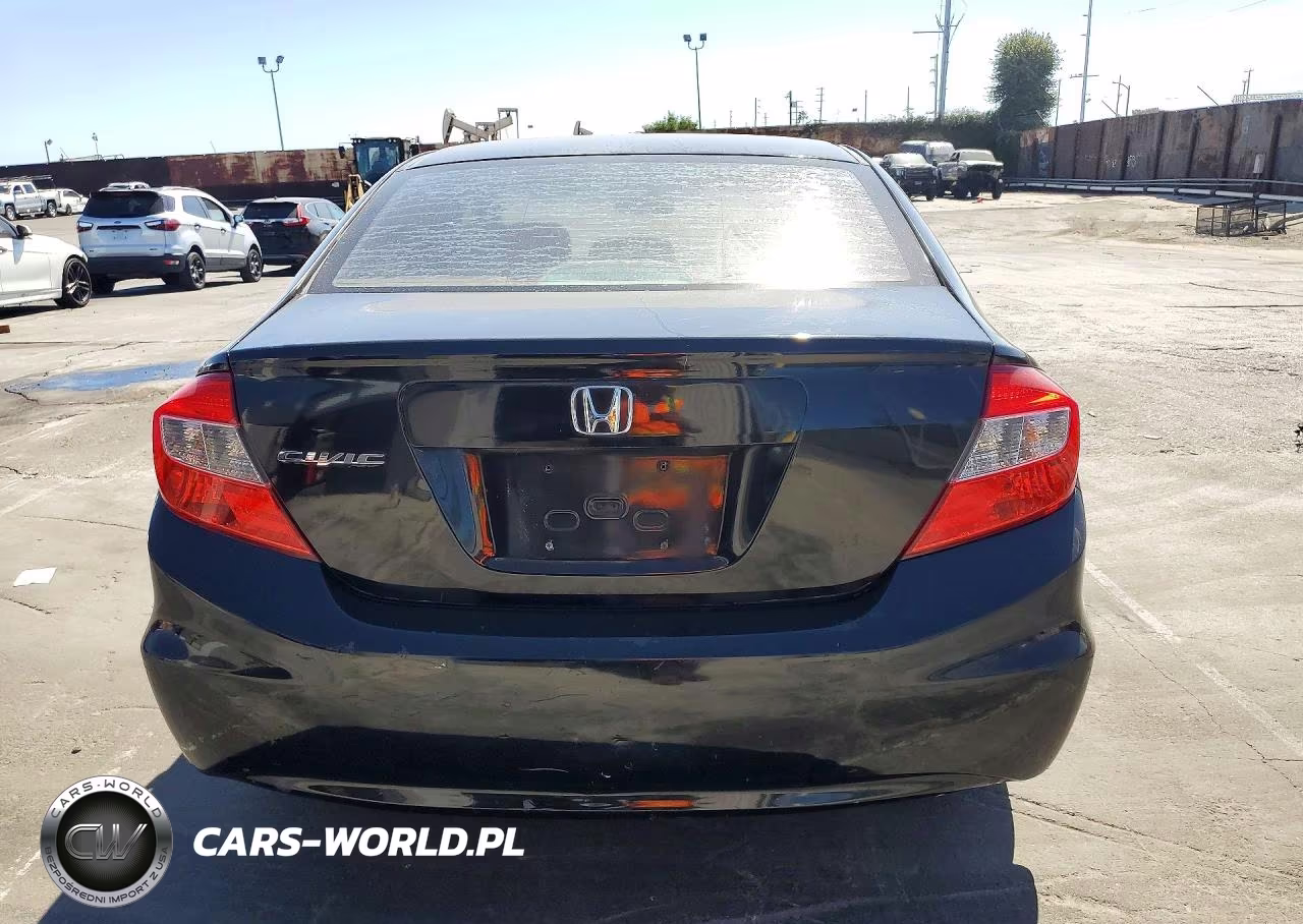 2012 Honda Civic Lx VIN:2HGFB2F59CH568414 - 6