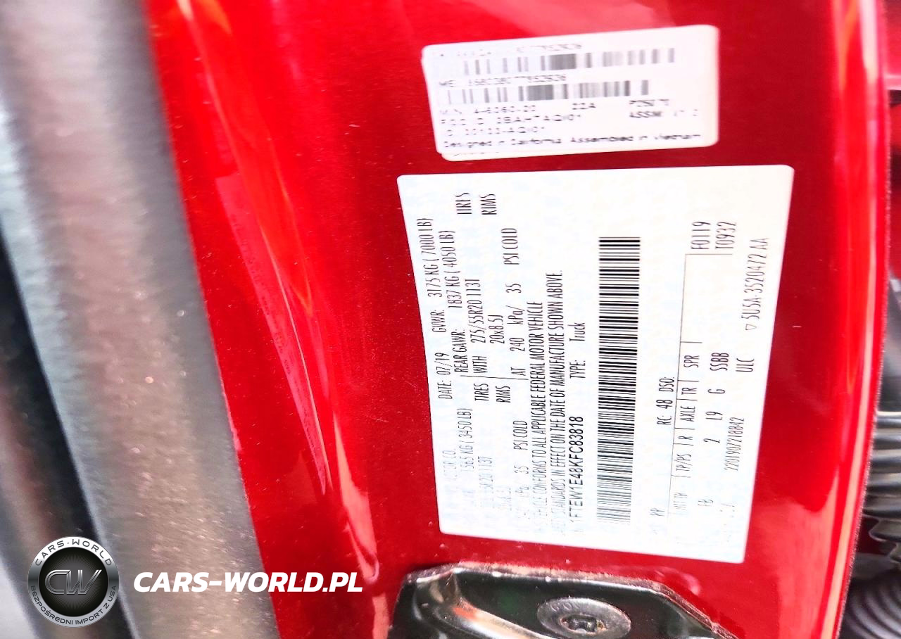 2019 Ford F150 Supercrew VIN:1FTEW1E48KFC83818 - 12