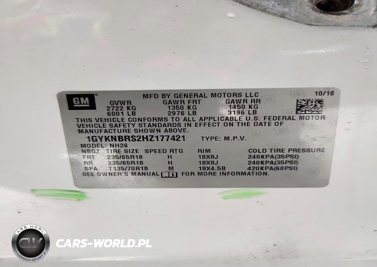 2017 Cadillac Xt5 Luxury VIN:1GYKNBRS2HZ177421 - 12