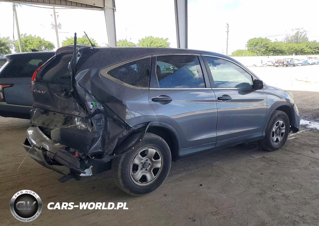 2015 Honda Cr-V Lx VIN:3CZRM3H37FG707297 - 3