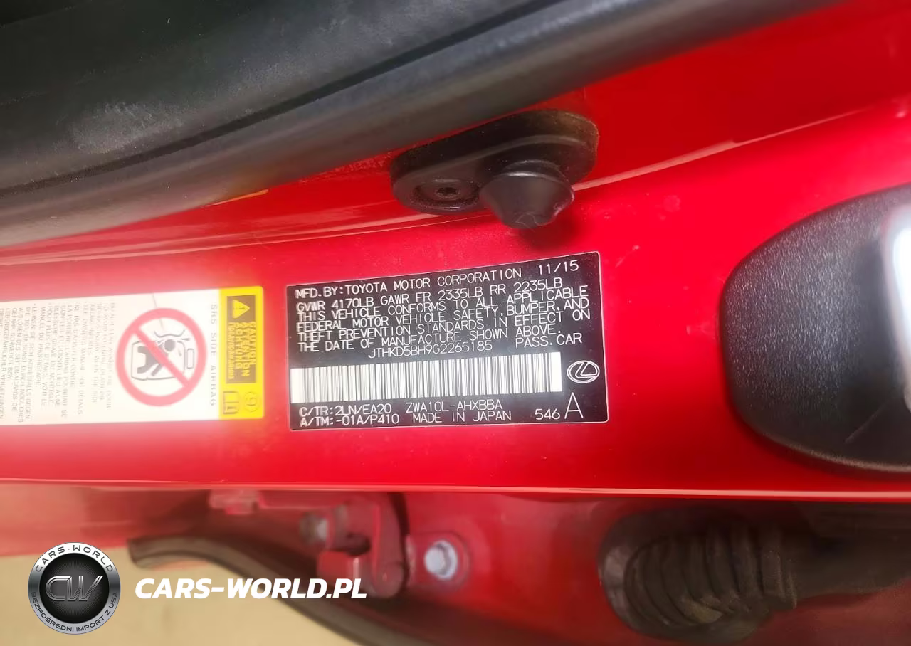 2016 Lexus Ct 200 VIN:JTHKD5BH9G2265185 - 13