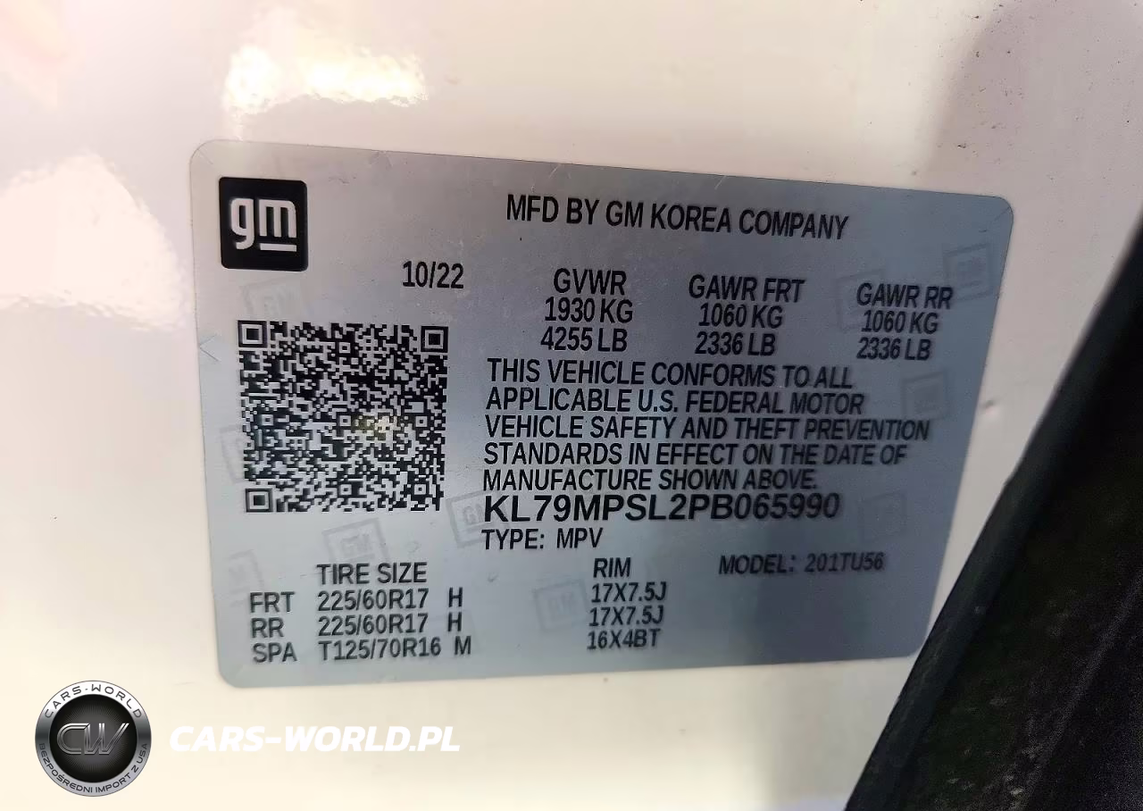 2023 Chevrolet Trailblazer Lt VIN:KL79MPSL2PB065990 - 14