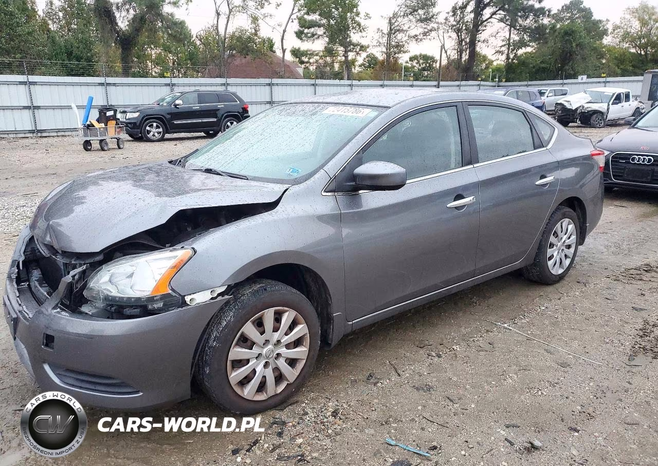2015 Nissan Sentra Sv VIN:3N1AB7AP2FY297938 - 1