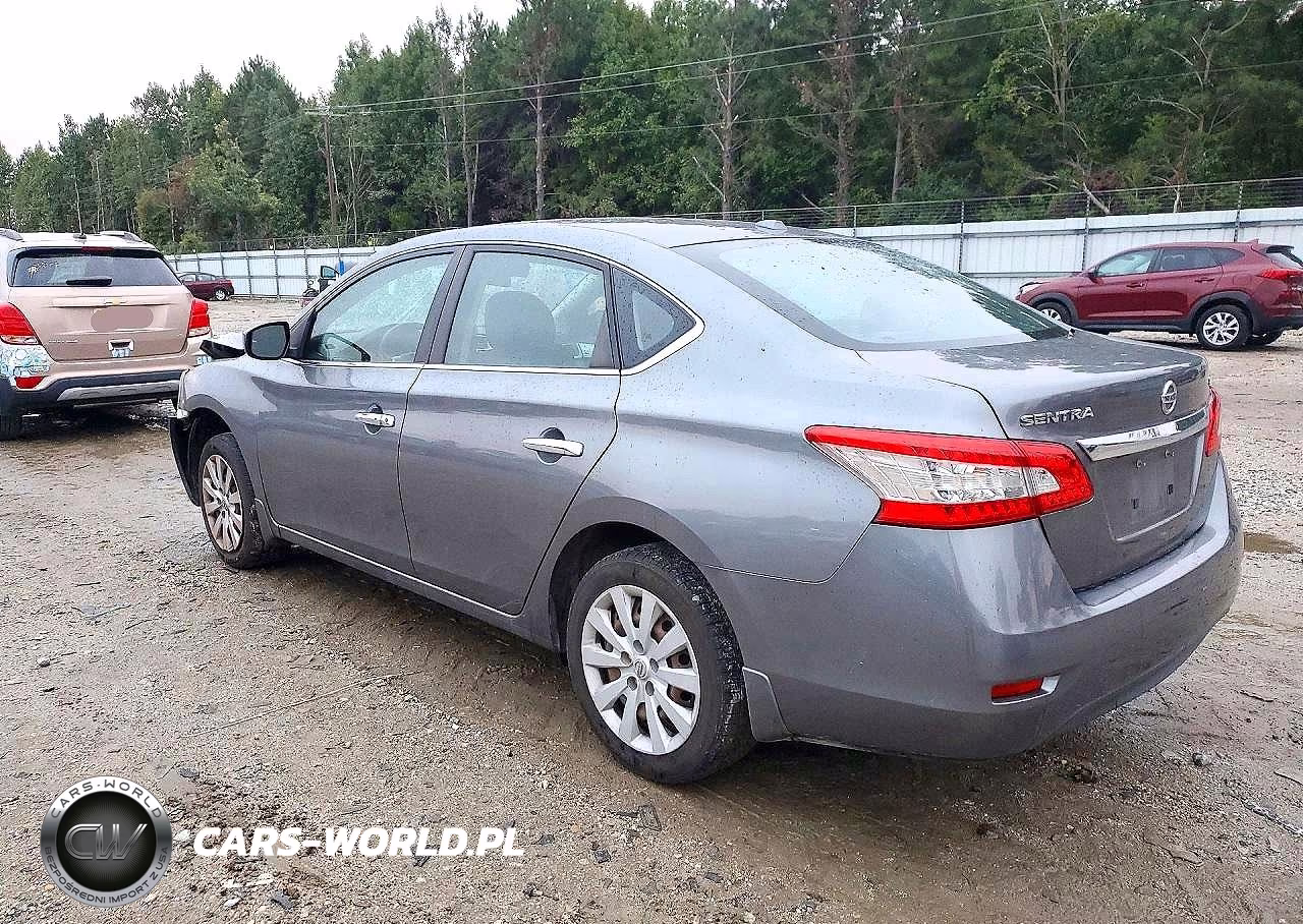 2015 Nissan Sentra Sv VIN:3N1AB7AP2FY297938 - 2