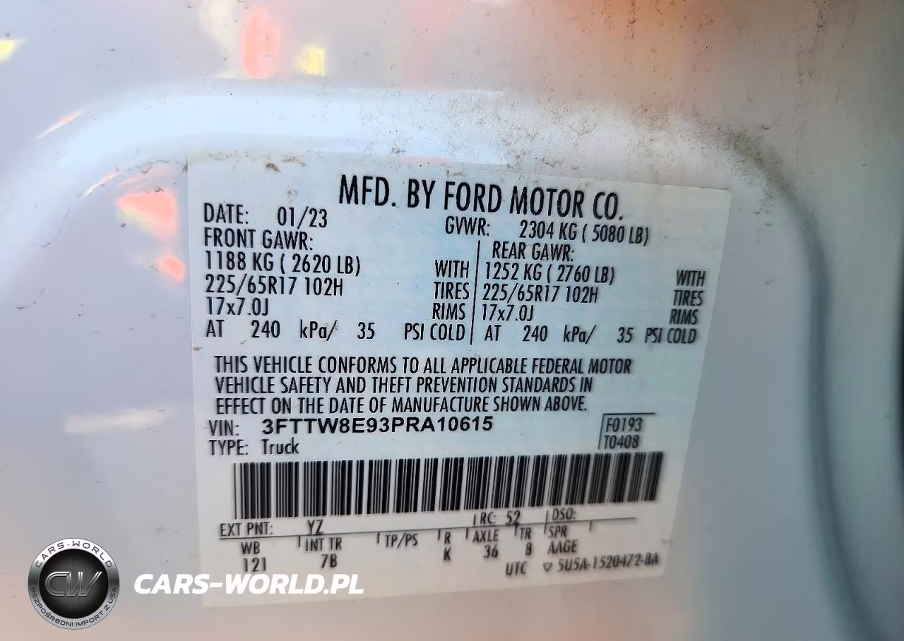 2023 Ford Maverick Xlt VIN:3FTTW8E93PRA10615 - 13