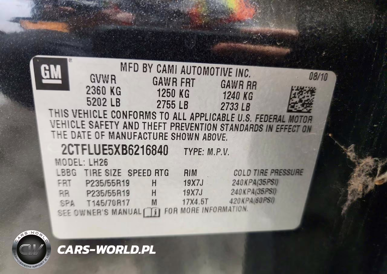 2011 GMC Terrain Slt VIN:2CTFLUE5XB6216840 - 14