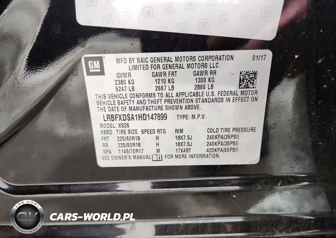 2017 Buick Envision Essence VIN:LRBFXDSA1HD147899 - 12