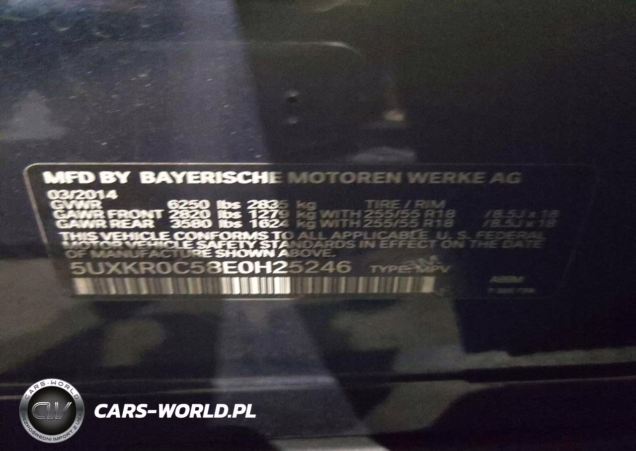 2014 BMW X5 xDrive35I VIN:5UXKR0C58E0H25246 - 13