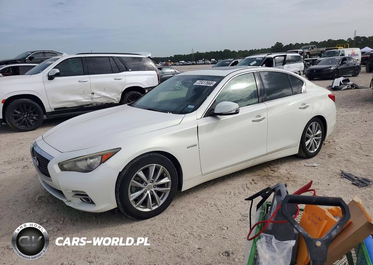 2014 Infiniti Q50 Hybrid Premium VIN:JN1AV7AP8EM690691 - 1