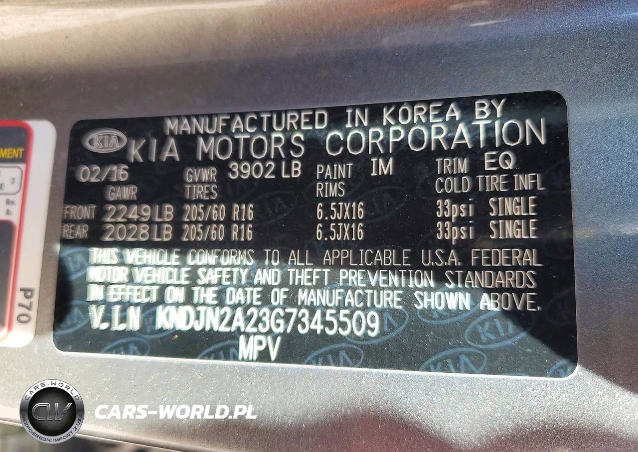 2016 Kia Soul Base VIN:KNDJN2A23G7345509 - 13