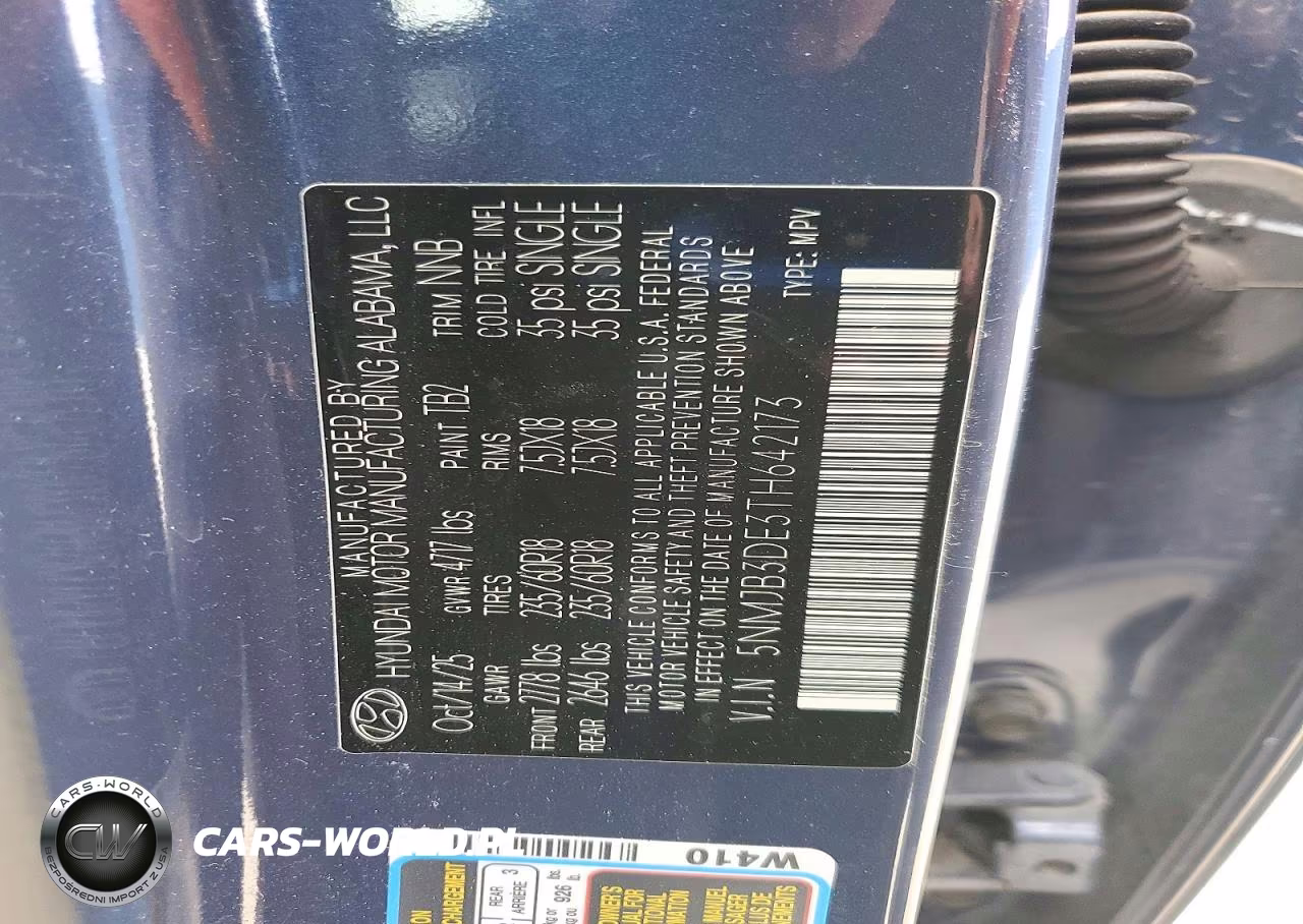 2026 Hyundai Tucson Sel VIN:5NMJB3DE3TH642173 - 13