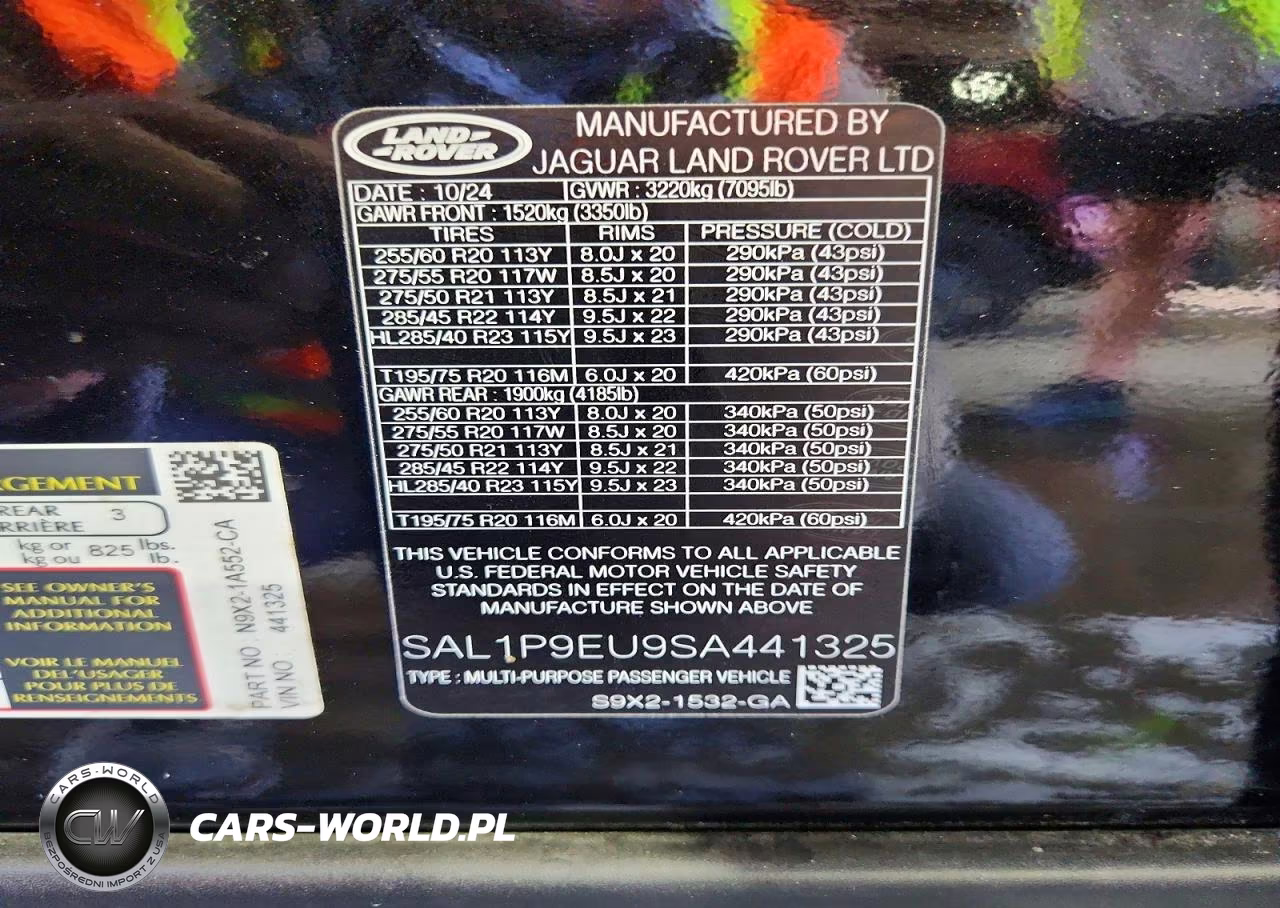 2025 Land Rover Range Rover Sport Se VIN:SAL1P9EU9SA441325 - 14