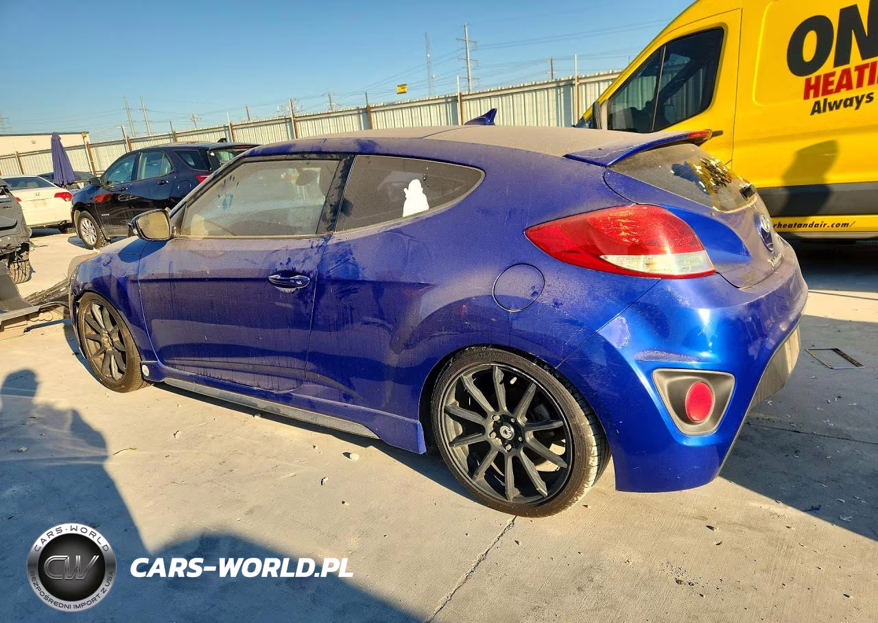 2014 Hyundai Veloster Turbo VIN:KMHTC6AE5EU201308 - 2