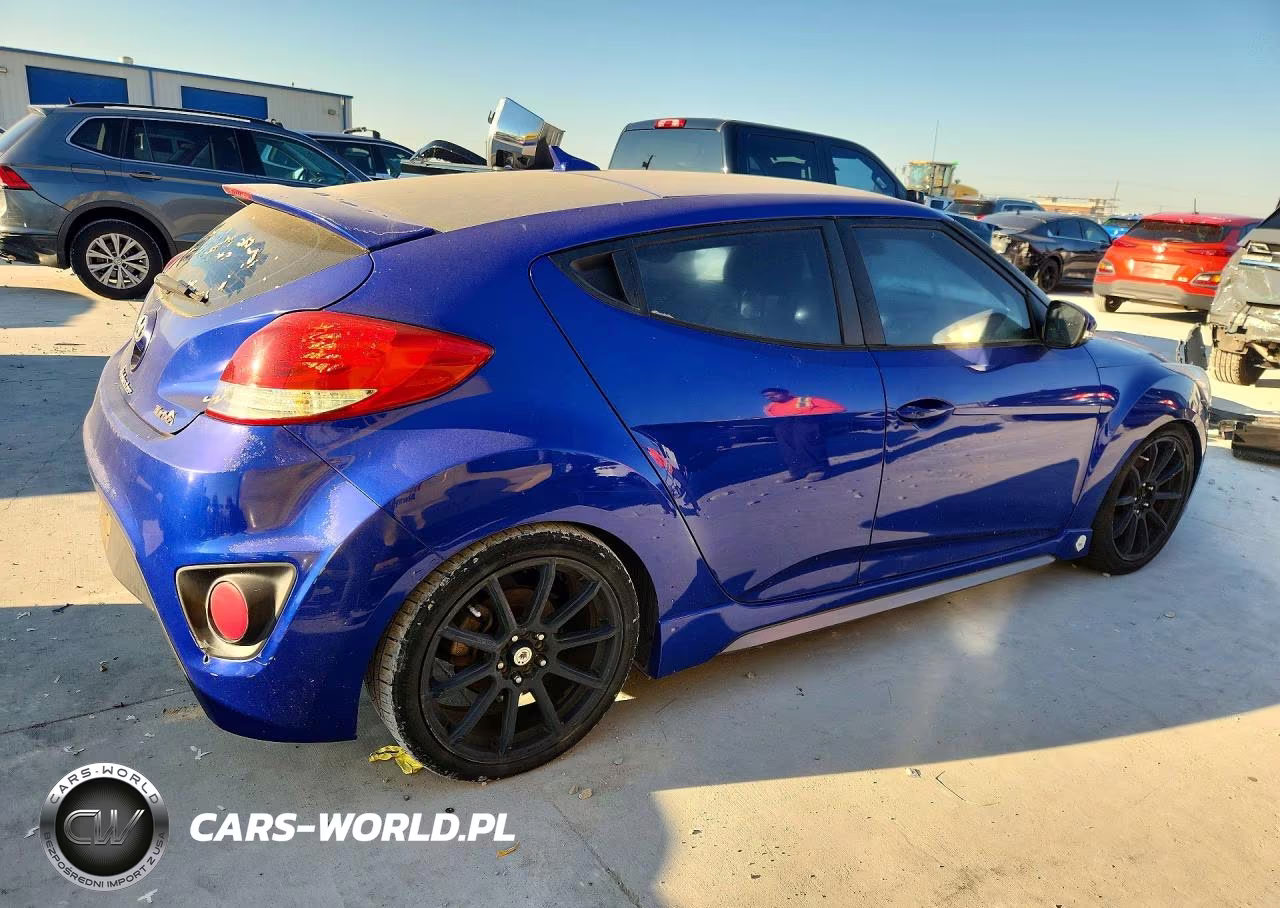 2014 Hyundai Veloster Turbo VIN:KMHTC6AE5EU201308 - 3