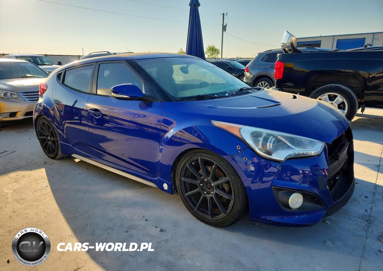 2014 Hyundai Veloster Turbo VIN:KMHTC6AE5EU201308 - 4