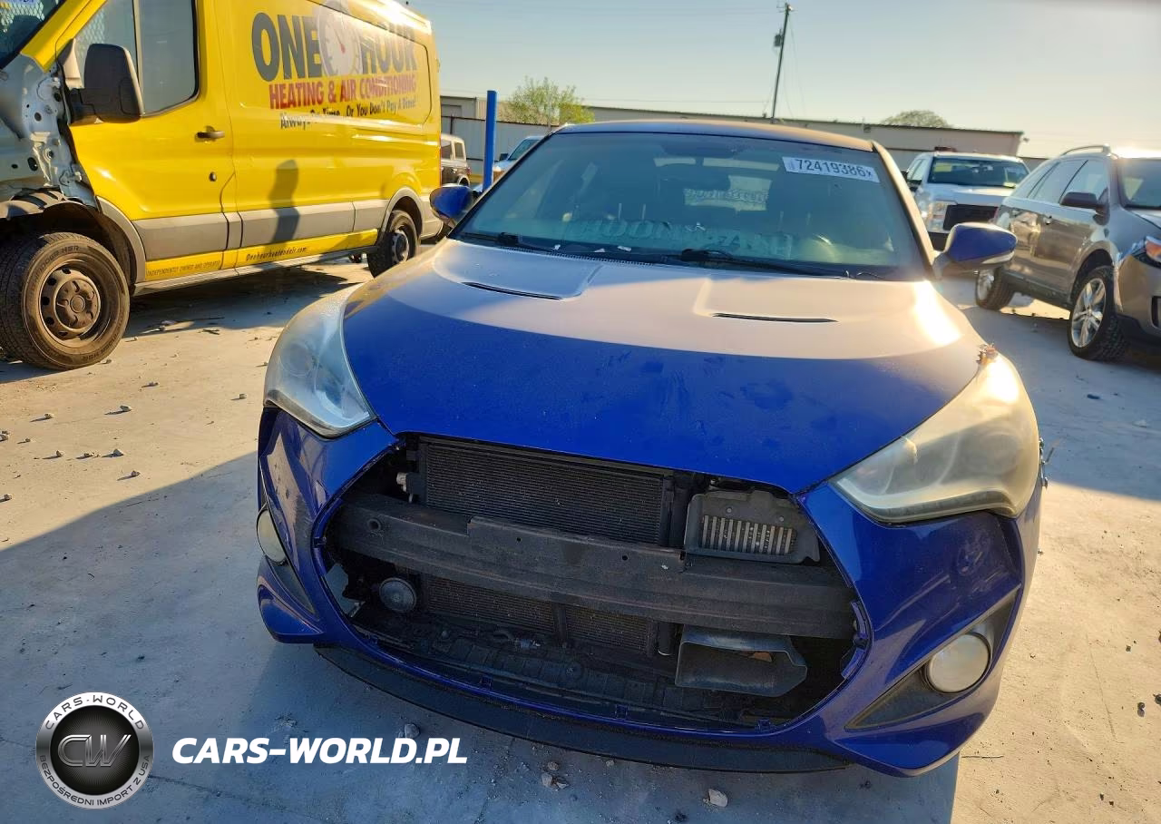 2014 Hyundai Veloster Turbo VIN:KMHTC6AE5EU201308 - 5