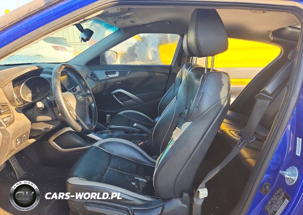 2014 Hyundai Veloster Turbo VIN:KMHTC6AE5EU201308 - 7