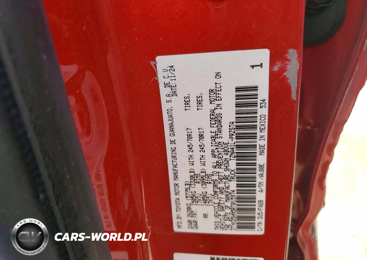 2024 Toyota Tacoma Sr VIN:3TYKD5HN5RT015974 - 12