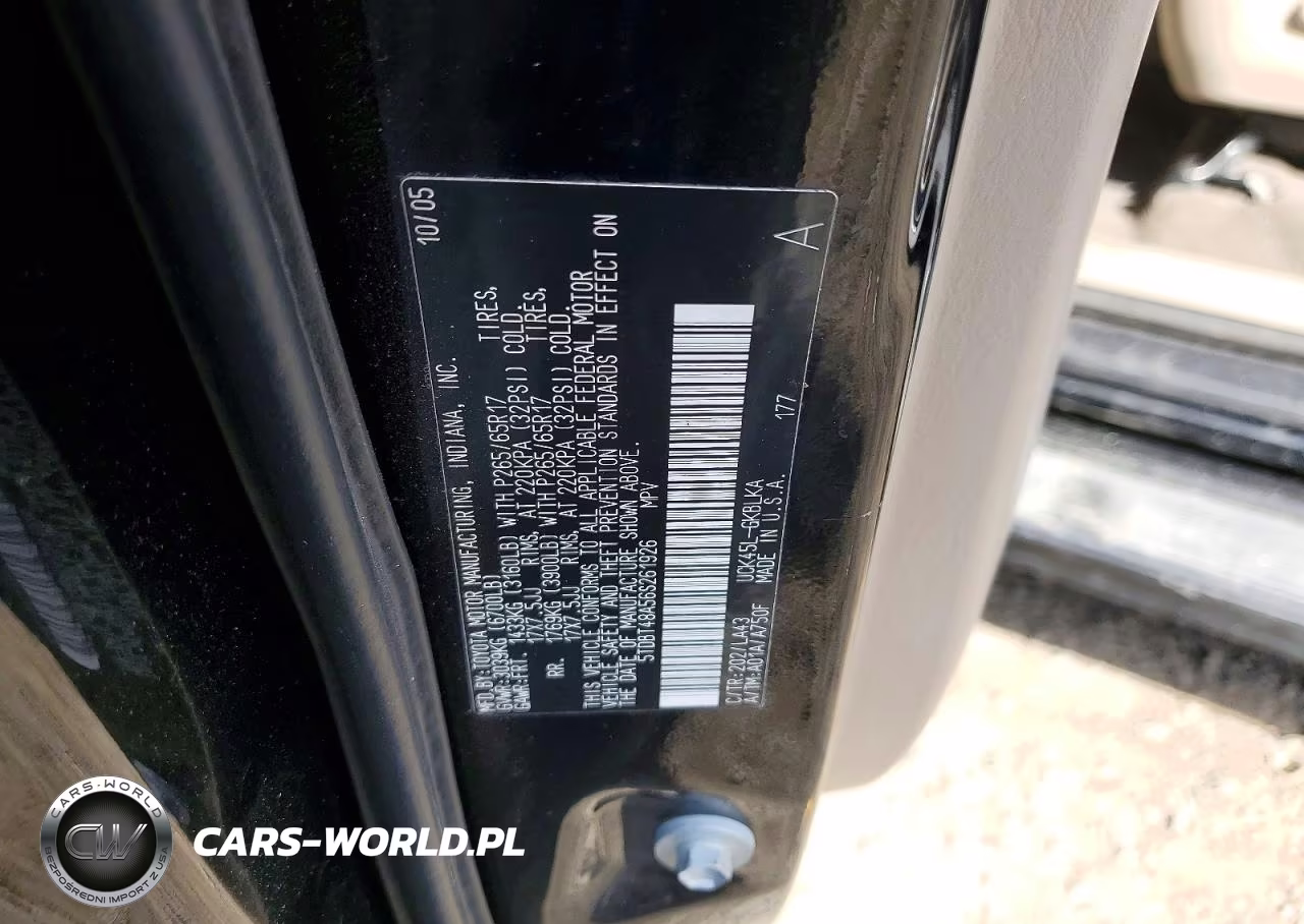 2006 Toyota Sequoia Limited VIN:5TDBT48A56S261926 - 13