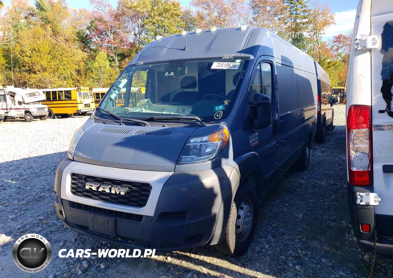 2020 Ram Promaster 3500 Delivery Van VIN:3C6URVJG1LE141033 - 1