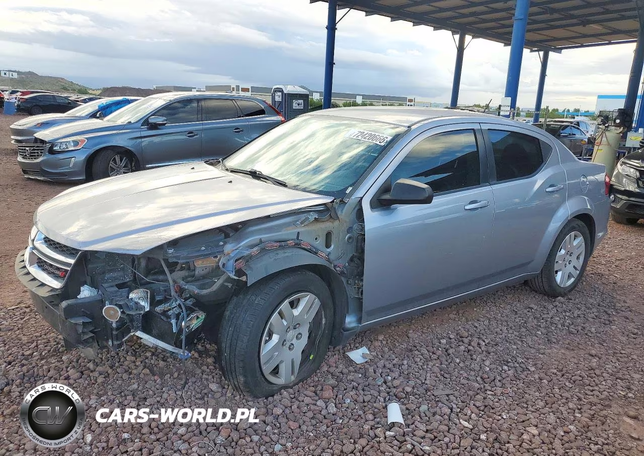 2014 Dodge Avenger Se VIN:1C3CDZAG9EN130097 - 1