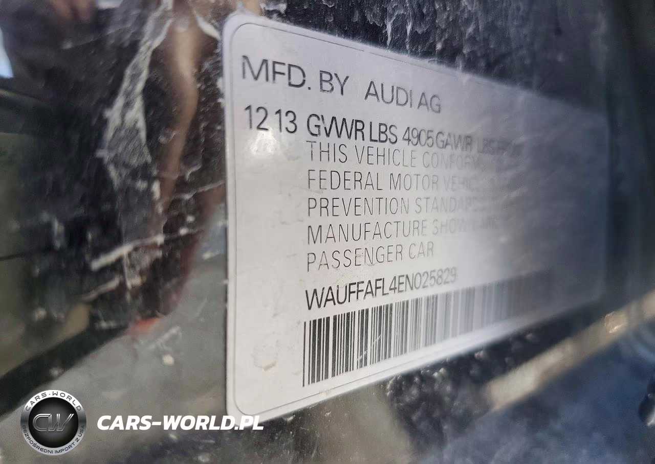 2014 Audi A4 Premium Plus VIN:WAUFFAFL4EN025829 - 12