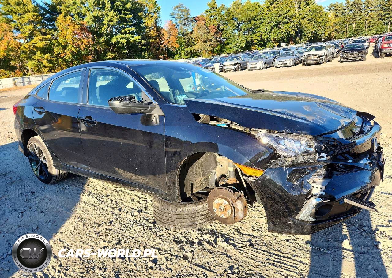 2019 Honda Civic Sport VIN:2HGFC2F87KH519945 - 4