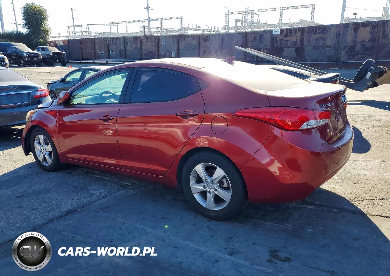 2013 Hyundai Elantra Gls VIN:5NPDH4AEXDH376760 - 2
