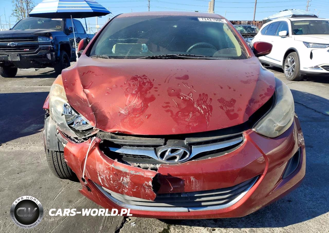 2013 Hyundai Elantra Gls VIN:5NPDH4AEXDH376760 - 5