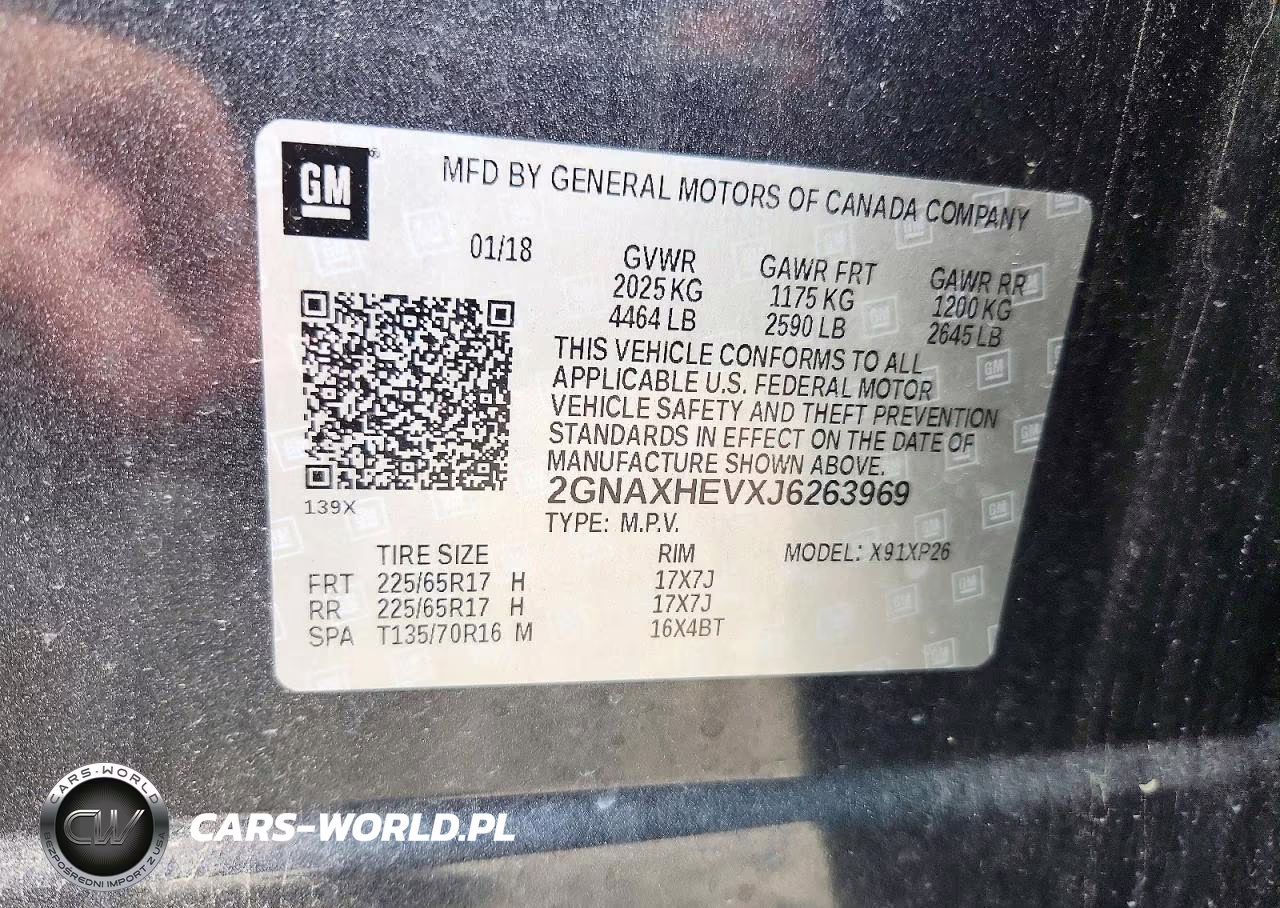 2018 Chevrolet Equinox Ls VIN:2GNAXHEVXJ6263969 - 13