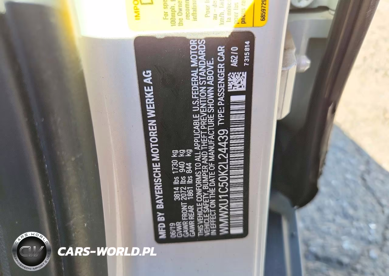 2019 Mini Cooper VIN:WMWXU1C50K2L24439 - 12