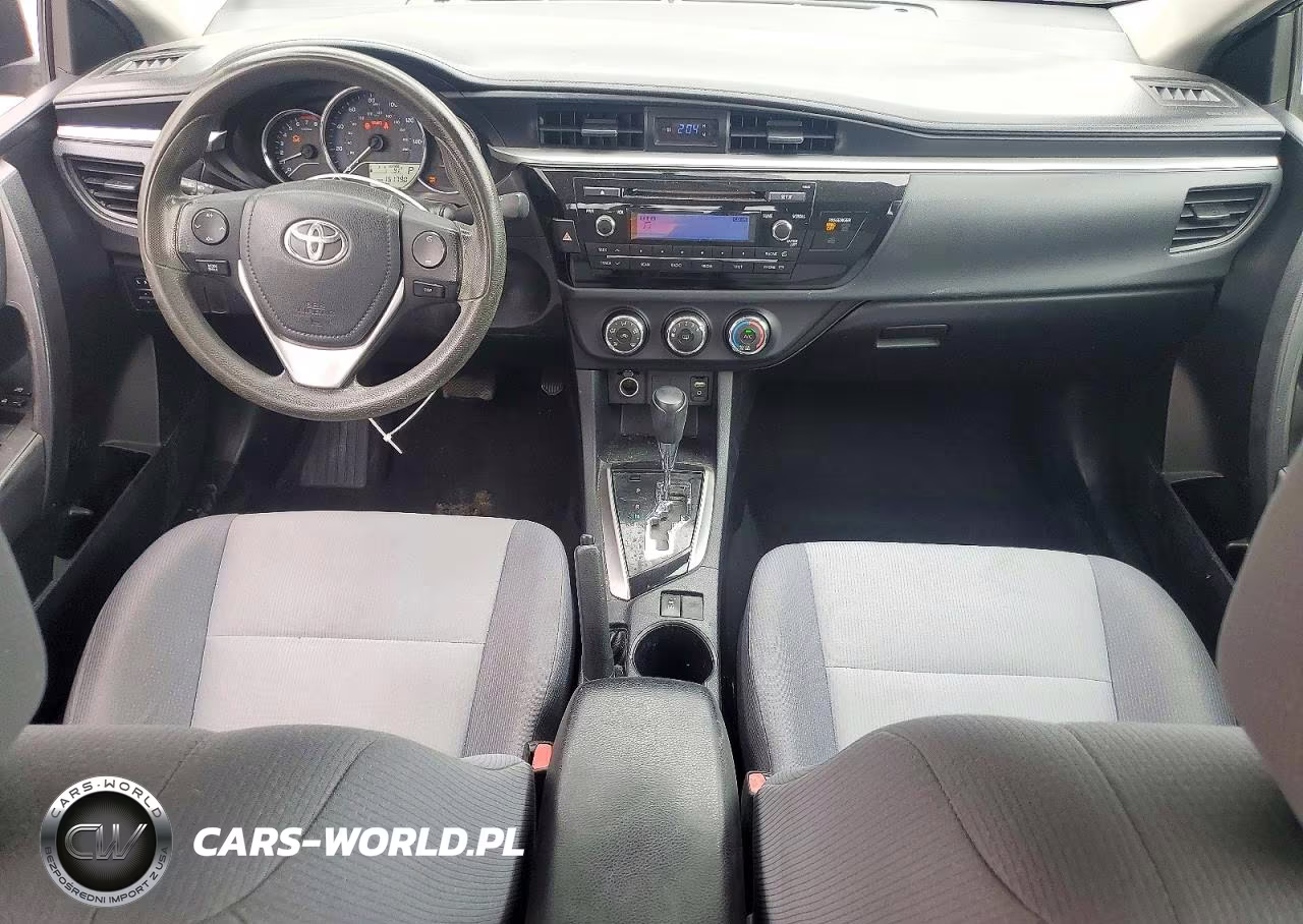 2015 Toyota Corolla L VIN:2T1BURHE9FC370654 - 8