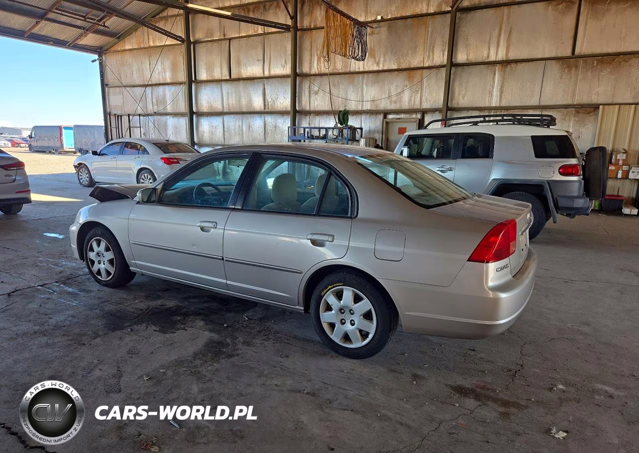 2001 Honda Civic Ex VIN:2HGES26781H541392 - 2