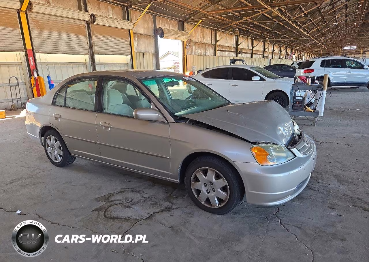 2001 Honda Civic Ex VIN:2HGES26781H541392 - 4