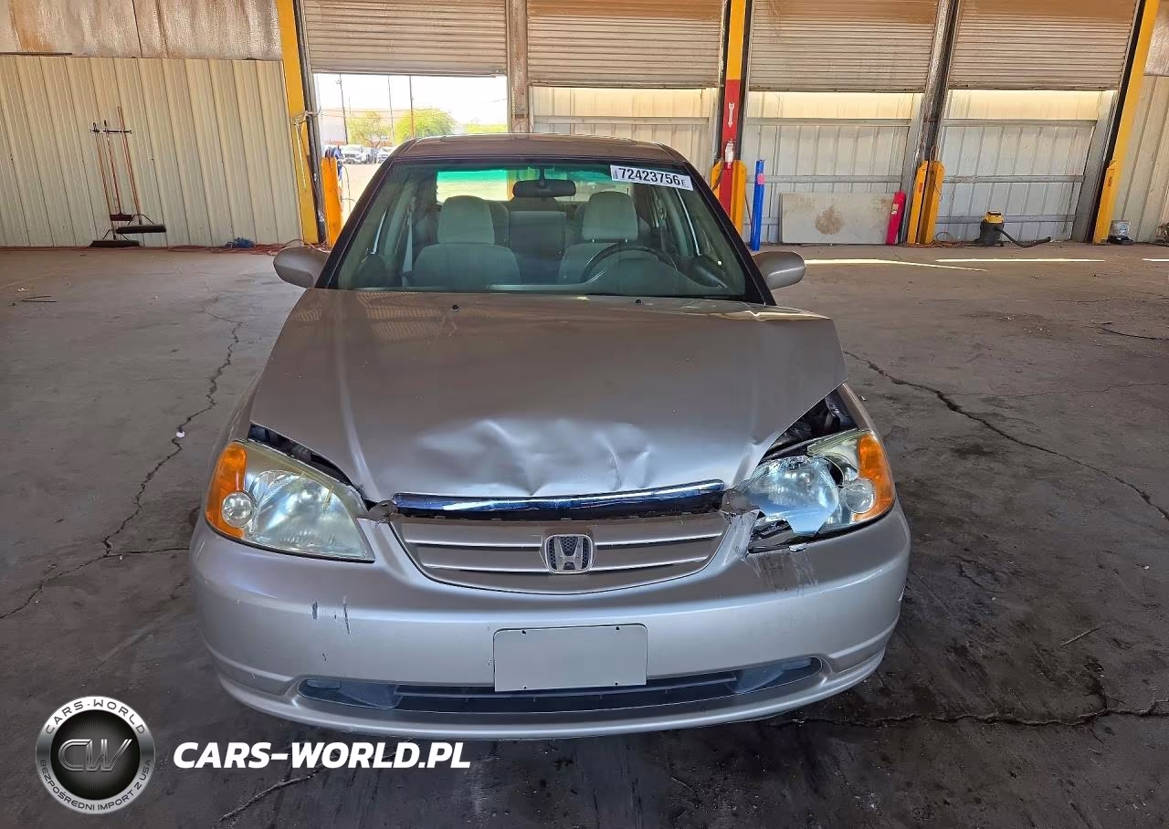 2001 Honda Civic Ex VIN:2HGES26781H541392 - 5