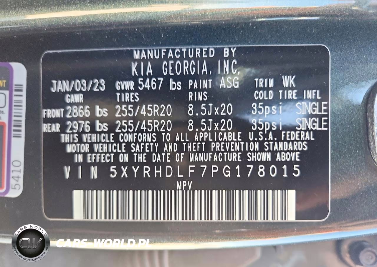 2023 Kia Sorento Ex VIN:5XYRHDLF7PG178015 - 14