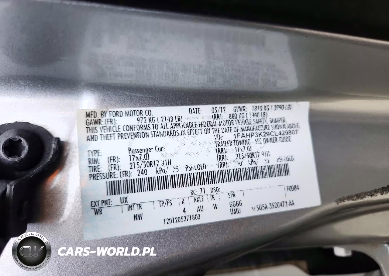 2012 Ford Focus Se VIN:1FAHP3K29CL429807 - 13