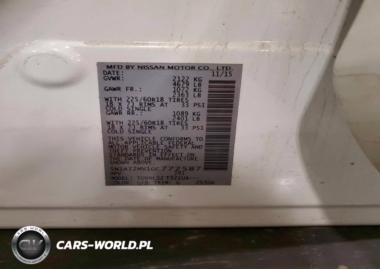 2016 Nissan Rogue Sl VIN:5N1AT2MV1GC772587 - 13