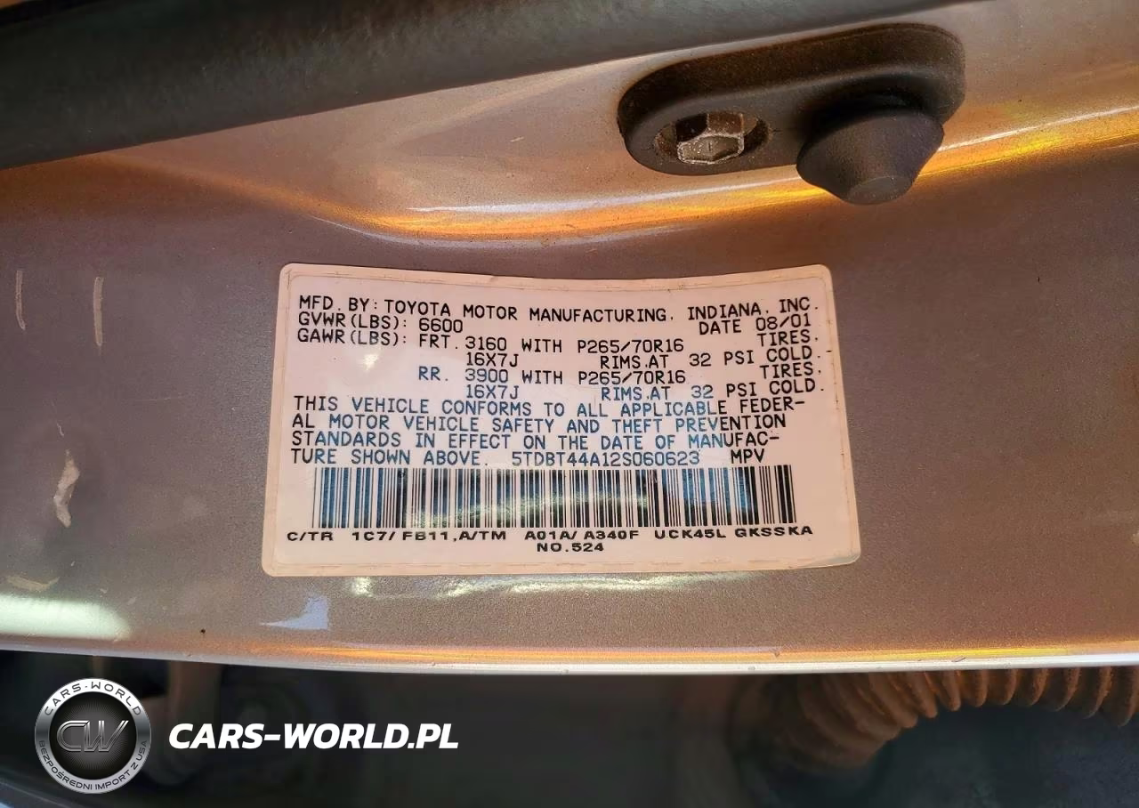 2002 Toyota Sequoia VIN:5TDBT44A12S060623 - 13