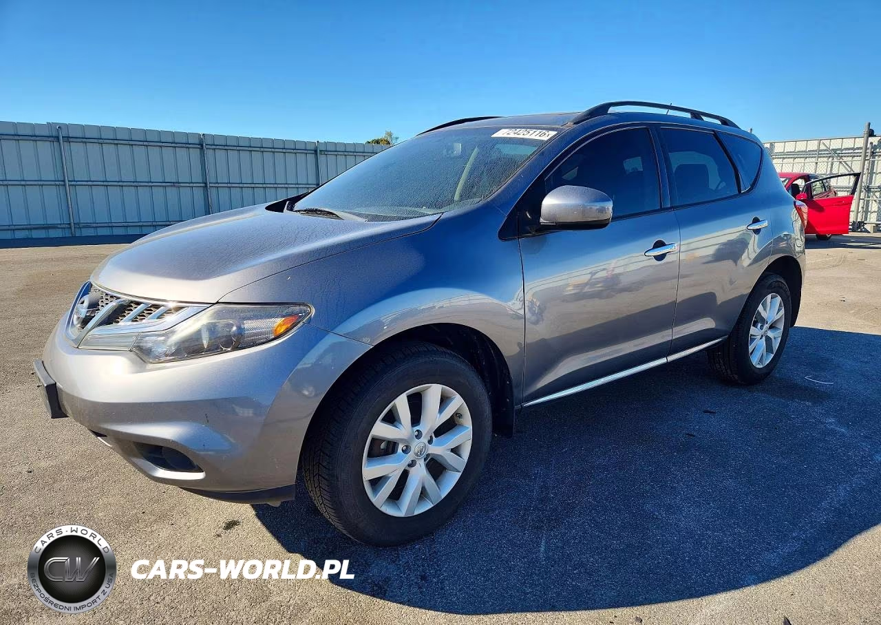2014 Nissan Murano Sv VIN:JN8AZ1MW3EW529255 - 1