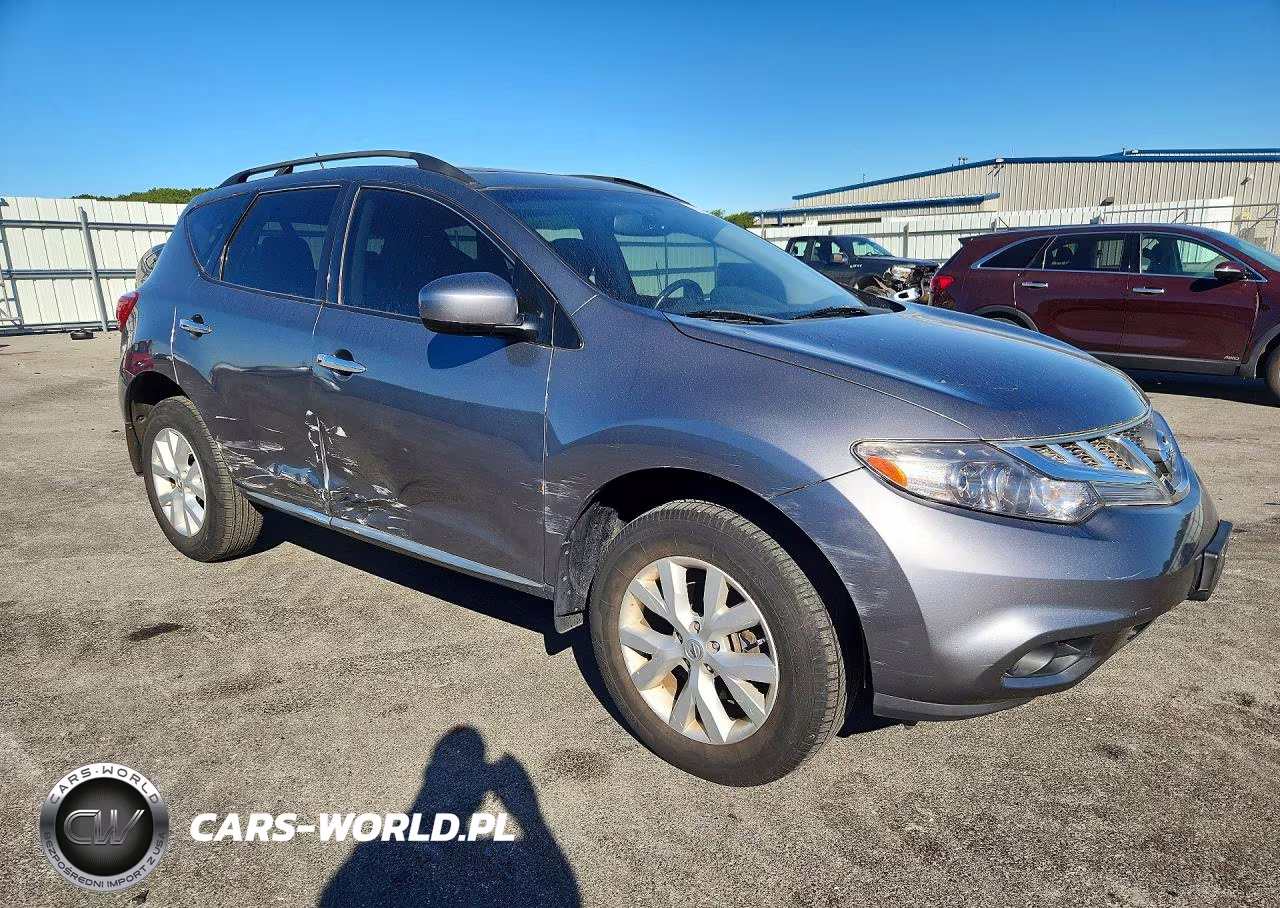 2014 Nissan Murano Sv VIN:JN8AZ1MW3EW529255 - 4