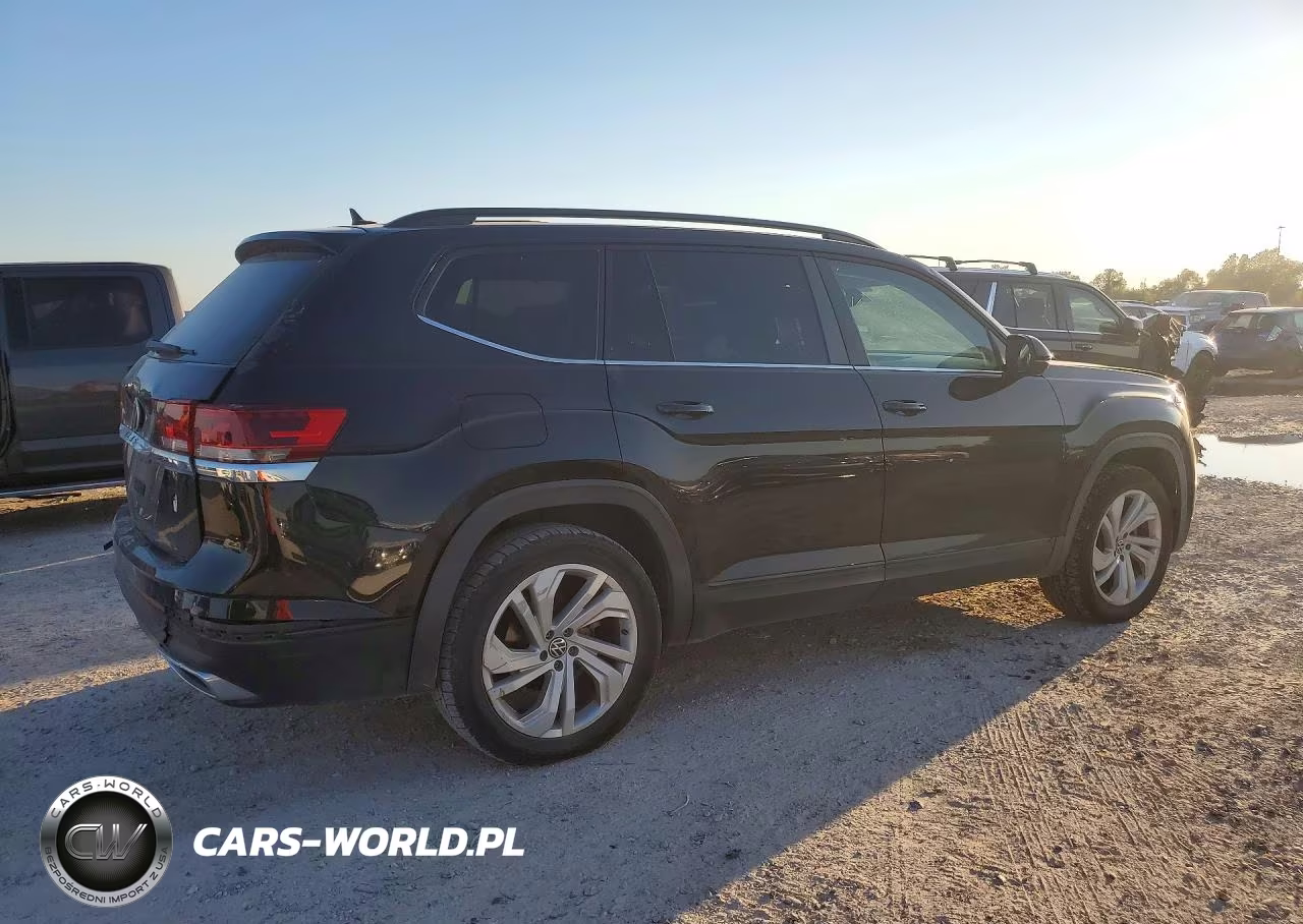 2021 Volkswagen Atlas Se VIN:1V2JR2CA3MC557840 - 3