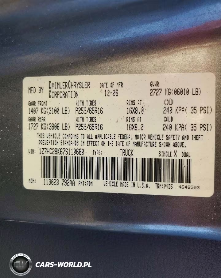 2007 Mitsubishi Raider Ls VIN:1Z7HC28K67S110680 - 12