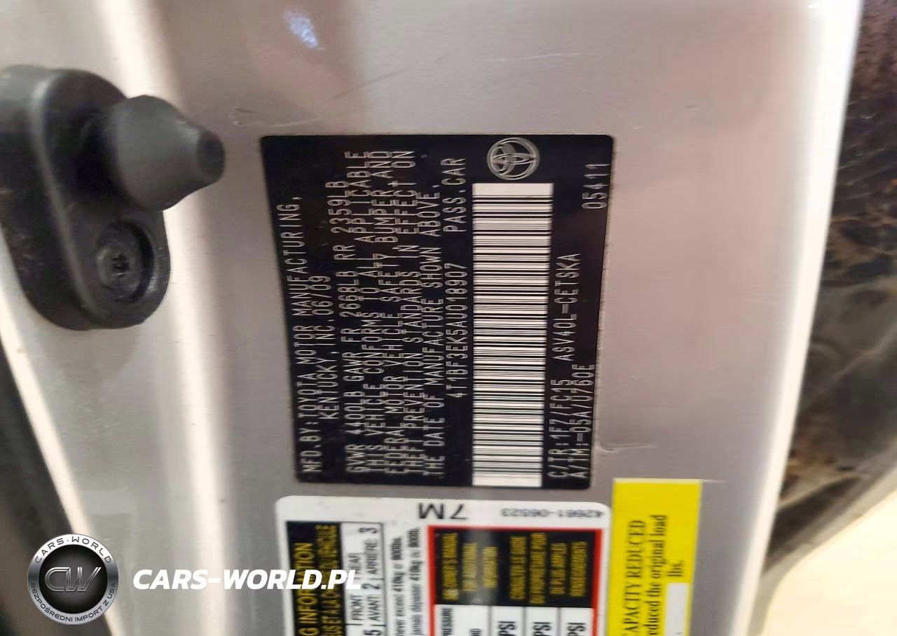 2010 Toyota Camry Se VIN:4T1BF3EK5AU018907 - 12