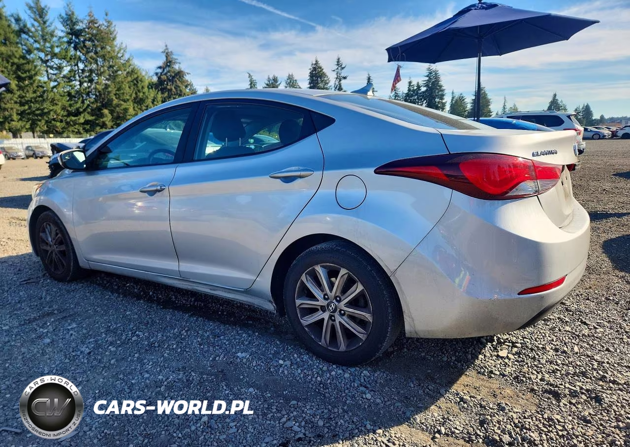 2015 Hyundai Elantra Se VIN:5NPDH4AE3FH607338 - 2